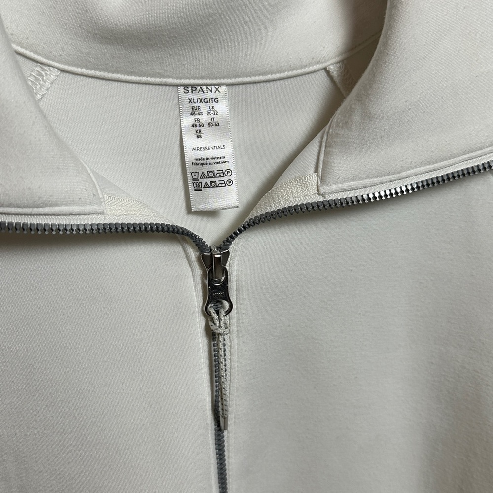 Spanx Airessentials Powder Half Zip Sweatshirt Sz… - image 4